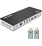 WAVLINK 11-in-1 Thunderbolt 3 Docking Station 60W Host Charging, Dual Display 4K@60Hz Single 8K w...