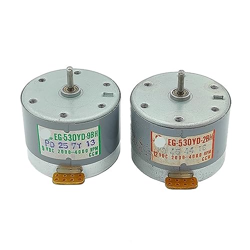 Moteur DC 12V EG-530YD-2BH pour enregistreur bande cassette et cabestan audio