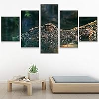 SIGNWIN 5 Panel Canvas Wall Art Coiling Around for Home Decorations Ready to Hang - 60