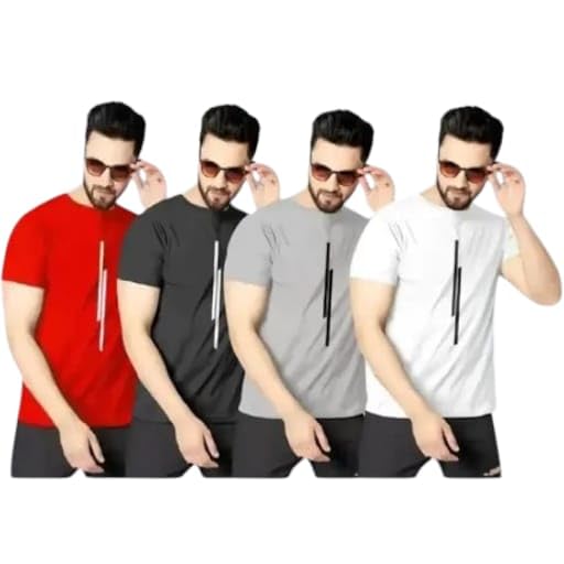 Stylish Round Neck Tshirt ||Mens T-Shirt 4 Combo_15_P-picture-19