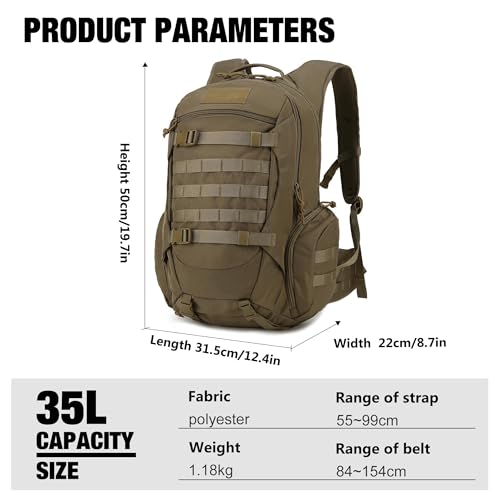 Image of Mardingtop 18L /28L Backpack Tactical Trekking Backpack Outdoor Hiking Backpacks for Camping Hiking Travel