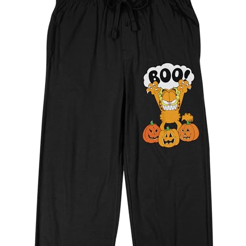Garfield Halloween Men's Black Sleep Pants2