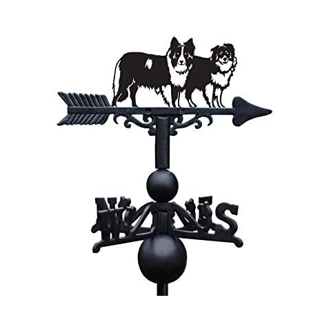 Black Country Metal Works Border Collies Weathervane Cover
