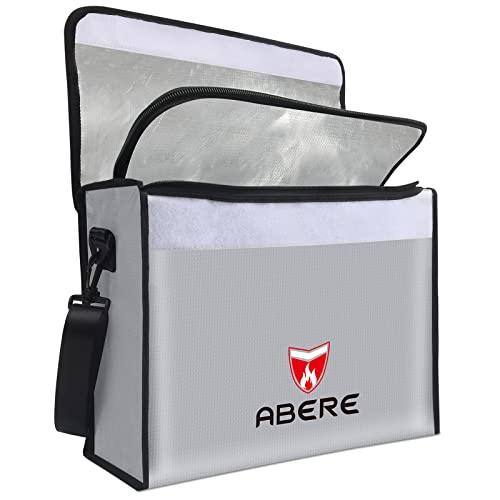 TAOZKAM Feuerfeste Dokumententasche 36x26cm - Wasserdichter Tresor Für Wichtige Unterlagen