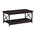 Convenience Concepts Oxford Coffee Table with Shelf, Espresso