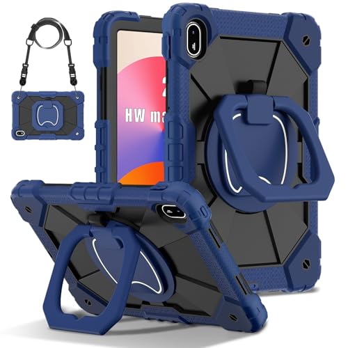 Coque Huawei Matepad SE 11 2024 antichoc avec béquille rotative et bandoulière