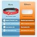 BONSO 2-in-1 GPS Tracker for Dogs: Smart Collar with Real-Time Location, No Monthly Fee, Unlimited Range (iOS Only) GPS Tracker Dog Collar- Ideal for Small, Medium Large Dogs(Tracker Included)