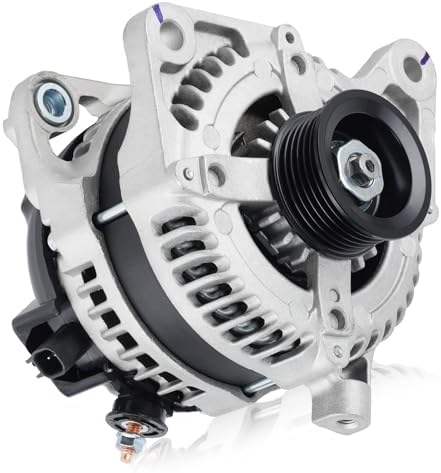 Chrysler 11295 alternator with 160A output and 6-groove pulley