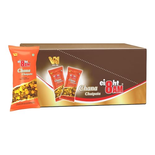 Image of 8AM Spicy and Flavorful Chana Chatpata | Perfect for Anytime Snack | Namkeen | Pack of 20