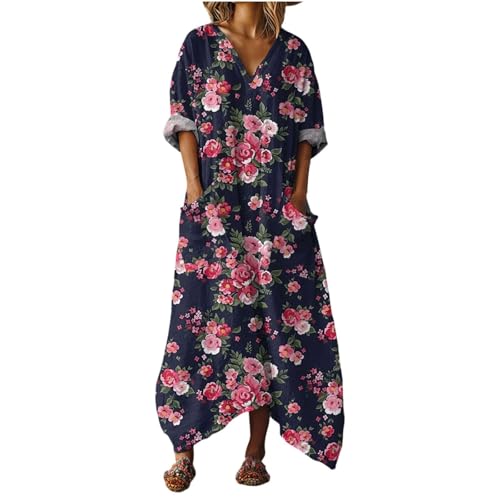 Robe longue fluide pour vos vacances d'été et journées de plage décontractées