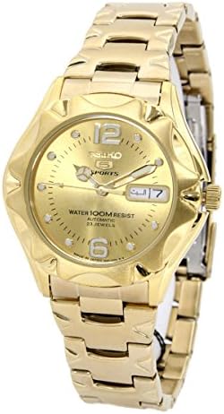 Seiko Men's Seiko 5 Automatic Watch With Analog Display And Stainless Steel Strap Snz460J1