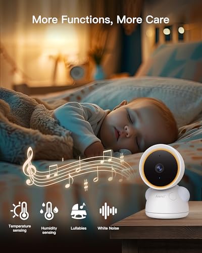 ARENTI Baby Monitor with 2 Cameras D3 Set の商品画像 4
