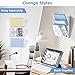 SUPEASY Clear Acrylic Single Pocket, Large Plastic Hanging Wall Mount File Holder Wall File Organizer for Mails, Document, Magazine, Letter Size for Office Home, 3 Pack