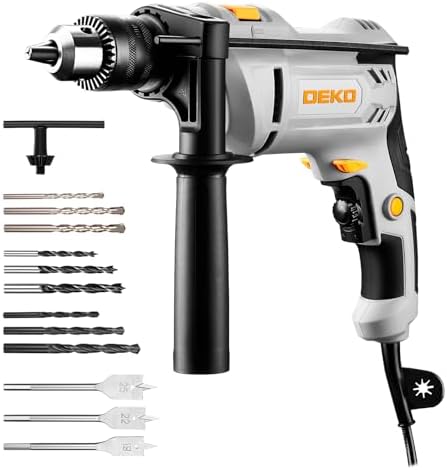DEKOPRO Taladro Percutor con Cable de 900W: Taladro Percutor de 6...