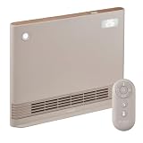 QUADS(クワッズ) 薄型 省エネ セラミックヒーター ワイド スポット暖房 1200W 大風量 室温設定 リモコン付き スリム 光る 人感センサー タイマー エコ 速暖 電気ヒーター 電気ストーブ 木目 WIDE ENA HEAT ワイドエナヒート クワッズ (グレージュウッド)