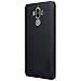 Huawei Mate 9 Case, Nillkin Frosted Shield Matte Plastic Ultra Thin Slim Light Fit Case, Shockproof Shell Anti-Scratch Anti-Fingerprint Cover with Screen Protector (Black
