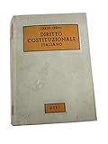  DIRITTO COSTITUZIONALE ITALIANO DI CARLO CERETI - UTET 1966
