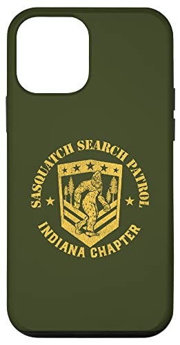 iPhone 12 mini Sasquatch Search Patrol Indiana Chapter Vintage Military Case