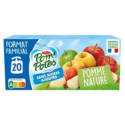 POM'POTES - Sans Sucres Ajoutés Pomme Nature 1800G - ( Lot De 3 )