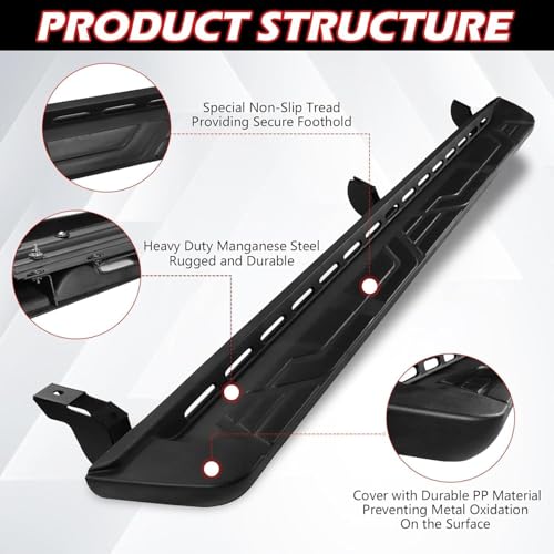 Estribos running boards Dermon para Toyota Tacoma miniatura 6