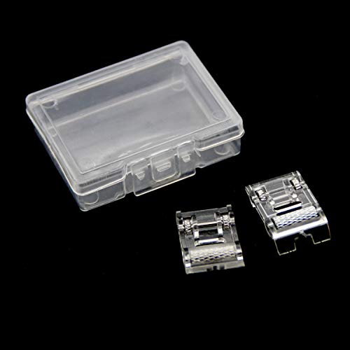 2 Piezas Pie Prensatelas Rodillo para Máquina de Coser miniatura 2