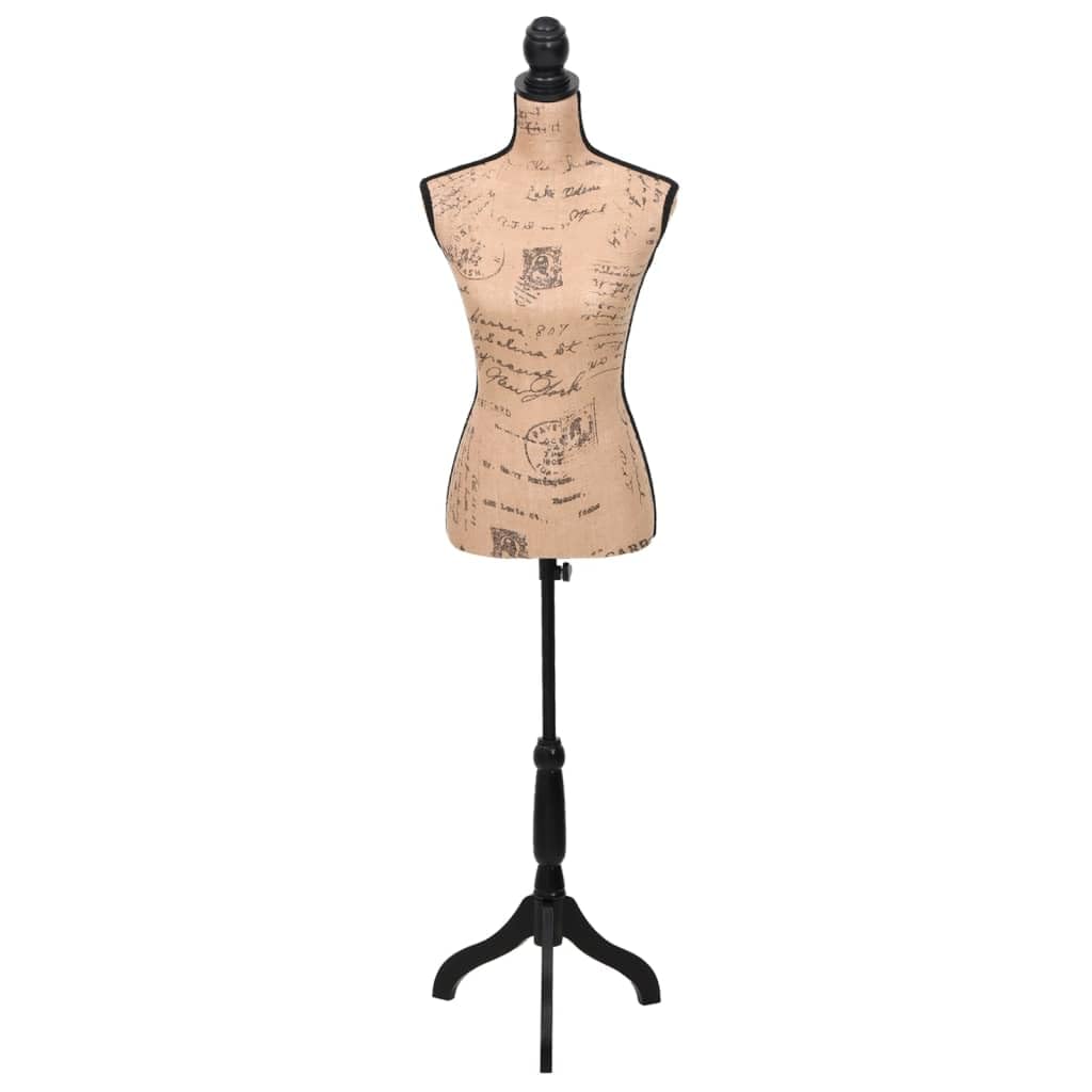 Busto Sartoriale Donna Marrone Nero Manichino in Iuta, Casa e Giardino,Forniture domestiche,Immagazzinamento e organizzazione,Abbigliamento e sistemazione negli armadi,Omini, 3.5kg-30029