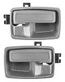 TIKSCIENCE Inside Interior Door Handle Left Right Fit for Isuzu Trooper Pickup Amigo Rodeo 1984-1997 Fit for Honda Passport 1994-1997, Inner Handle 1 Pair
