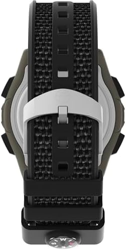 Timex Men's Expedition 41mm Watch - Black Strap Digital Dial Green Case - 2