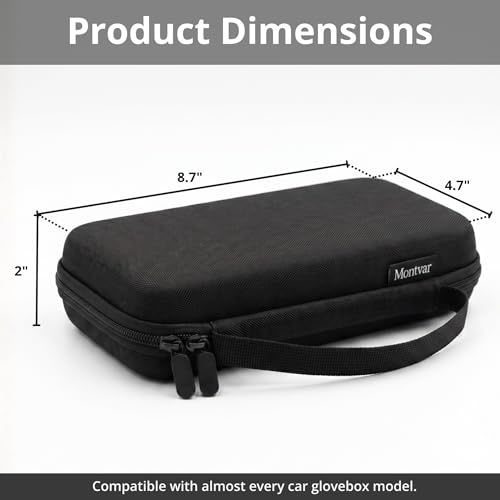 Organizador De Carro Compacto Negro miniatura 6