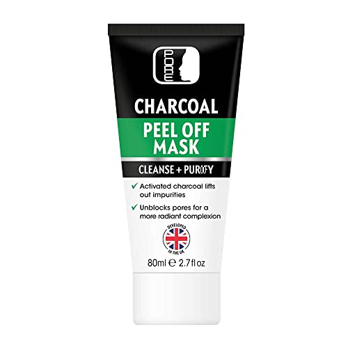 PORE - Blackhead peel off face mask with Activated Bamboo Charcoal to Remove Blackheads & Impurities for Men and Women - Purifying deep cleansing and suitable for all skin types. 80ml Tube