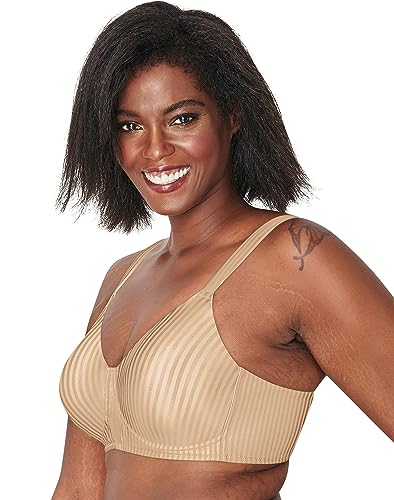 Image of Playtex Women's Wireless Bra, Secrets Perfectly Smooth Wirefree Bra, Full Coverage, US4707
