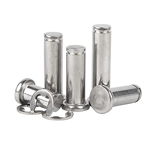Axe en acier inoxydable 304 M6x60mm avec goupilles de positionnement cylindriques - 7
