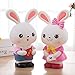 Produktbild FUSSUF Niedliche Kaninchen Cartoon Spardosen for Kinder Münzbox Kinder Münzen-Piggy Bank Geburtstags Geschenk-Idee Schließfach Money Bank (Color : 1set)