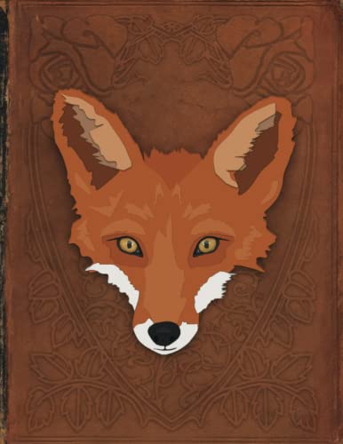 Fox Craftbook Sketchbook Journal: Keep notes, sketch with graph paper and blank paper pages, wrapped