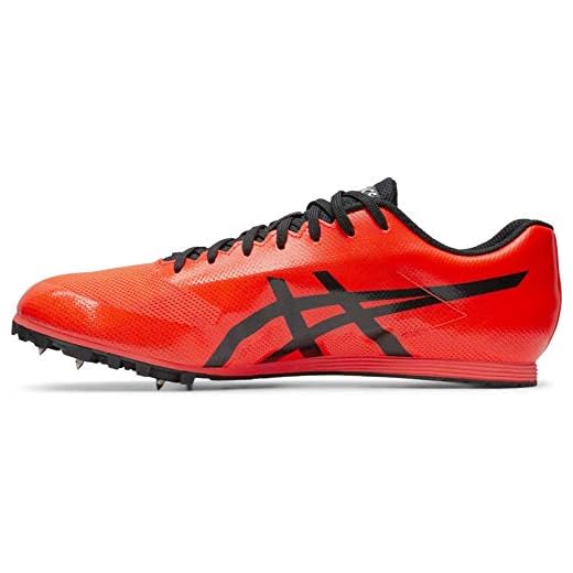 ASICS Hyper LD 6 - Pinchos para Correr, Rojo y Negro, 44 EU