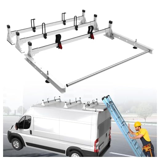Can dodge van fit more luggage Durable Van Roof Rack with Cargo Roller