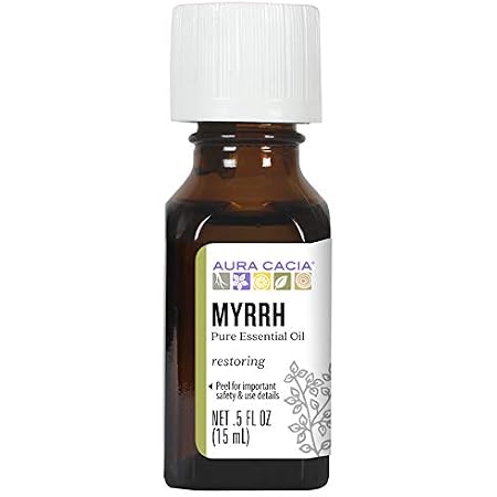 Aura Cacia - Olio Essenziale Puro Incenso (Frankincense) In Olio Di Jojoba | 15 Ml | 100% Puro Per Massaggi E Profumo Naturale