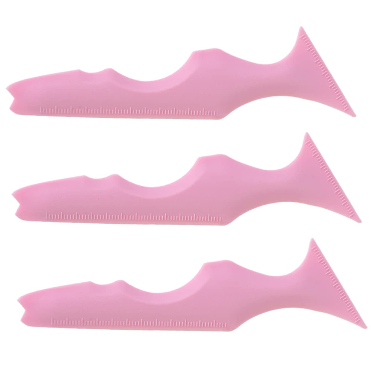 Healeved 9pièces Pochoirs Silicone Réutilisables Pour Eyeliner Outils De Maquillage Pour Débutants Et Application Précise De Maquillage Yeux Sourcils