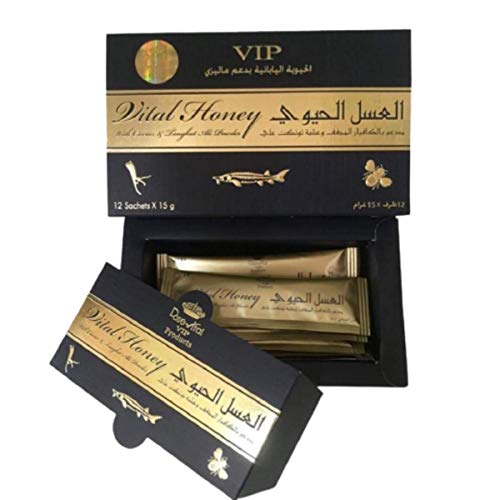 Mel Vital Honey Vip Estimulante Masculino 12 Sachês - Desperte sua juventude