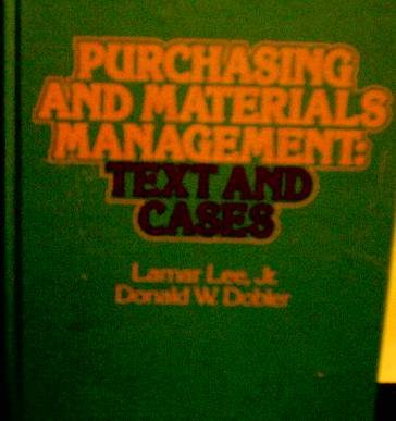 Purchasing and Materials Management