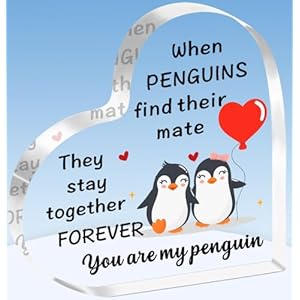 TTOVEN Anniversary Heart Acrylic Plaque I Love You Gifts for Her Him Set on Christmas Valentines Day Wedding for Wife Husband Girlfriend Boyfriend