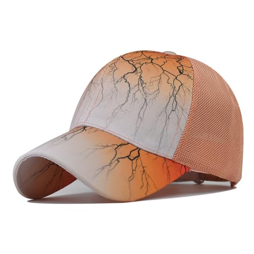 Casquette de baseball en coton respirant avec visière anti-soleil pour sport de plein air