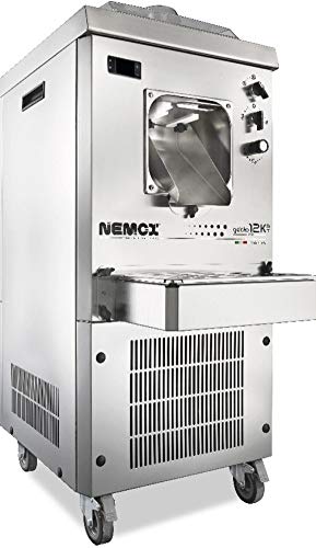 Nemox 38151 12K Gelato-Ice Cream Machine, 17 Quart Bowl Capacity, Stainless Steel Brushed Finish #TOP3