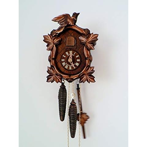 SELVA Reloj de cuco St. Märgen clásico de la Selva Negra Artesanía Cover