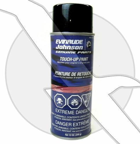 OEM BRP OMC Johnson Evinrude 1985 Metallic Charcoal Touch-Up Spray Paint