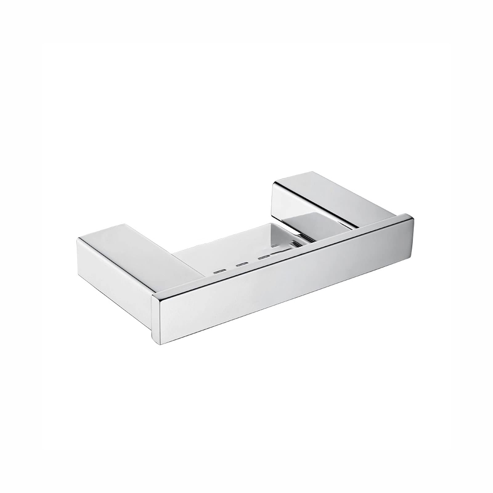 Caja de jabón Cuadrada para jaboneras, Soporte de Pared de Acero Inoxidable, Caja de jabón Cuadrada, Color Plateado, decoración del hogar