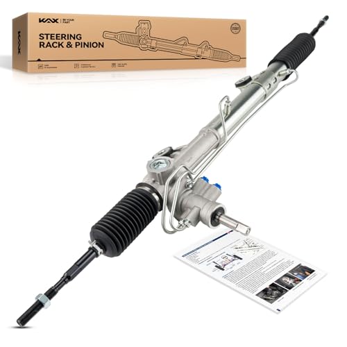 KAX Hydraulic Power Steering Rack and Pinion Compatible with Dodge Dakota 2005-2010 All Models, Mitsubishi Raider 2006-2009 All Models Replace - 262143