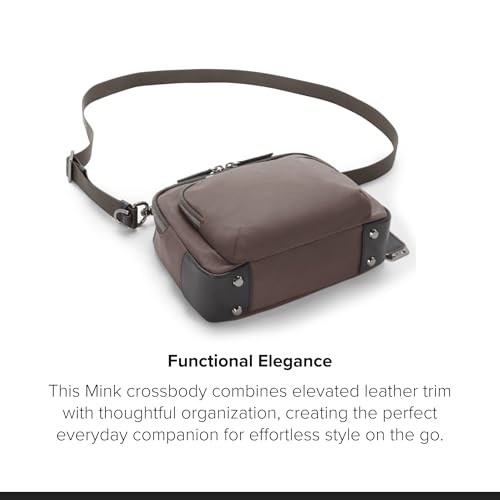Image of TUMI - Voyageur Teghan Crossbody - Women's Compact Everyday Purse with Leather Trim