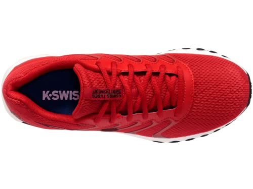 Image of K-Swiss Men's Tubes Comfort 200 Training Shoe Cross Trainer, Red /Black /White, 12