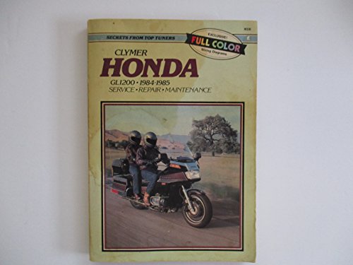 Honda, GL1200, 1984-1986: Service, repair, main... 089287421X Book Cover